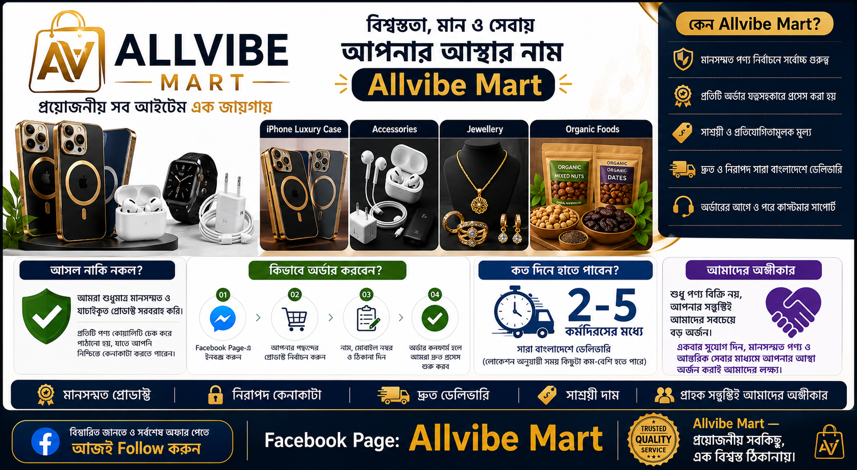 Allvibe Mart - থেকে কেন প্রোডাক্ট নিবেন?