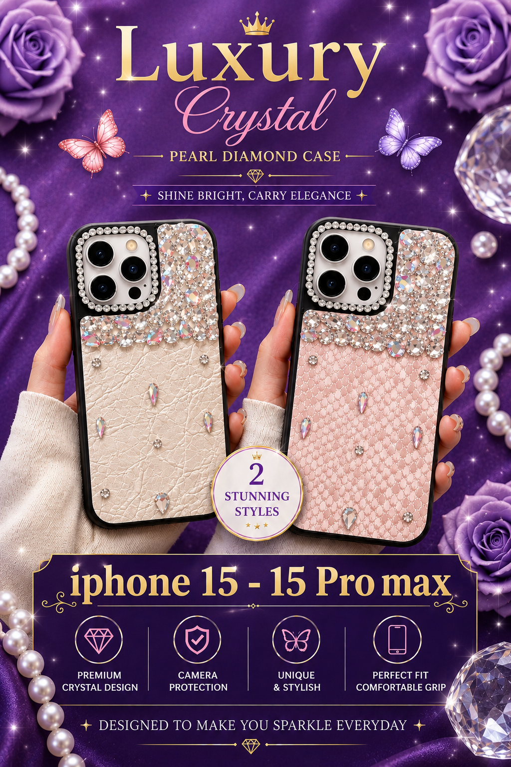 Premium Luxury Cases | iPhone 15–15 Pro Max