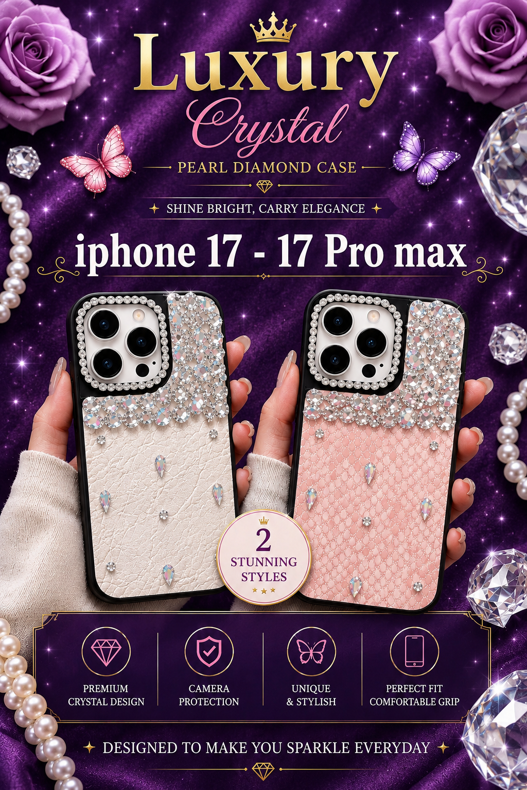 Premium Luxury Cases | iPhone 17–17 Pro Max