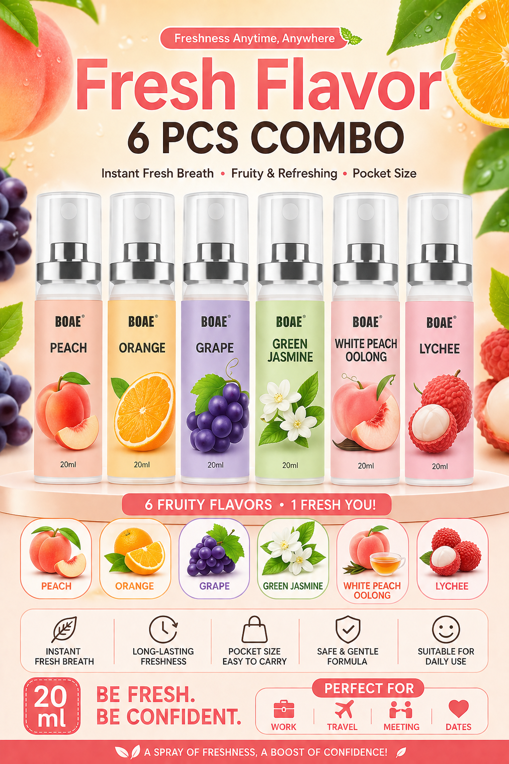 Fresh Flavor | 6 PCS Combo